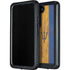 Barbados Flag Dark Wood Galaxy S24 Plus Waterproof Case